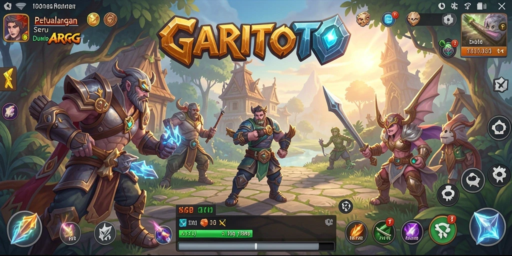 Gameplay seru GARITOTO dalam aksi ARPG.