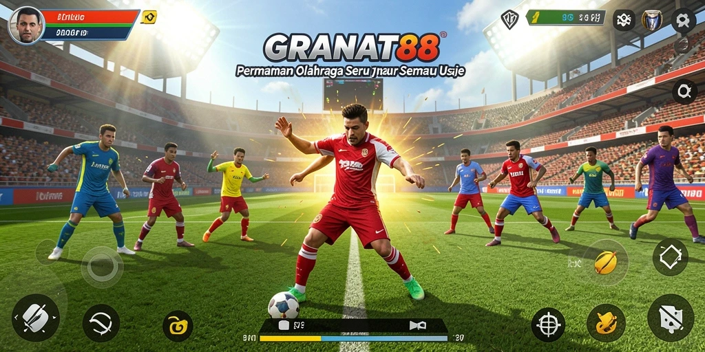 Tampilan gameplay yang menarik dan dinamis dari GRANAT88.