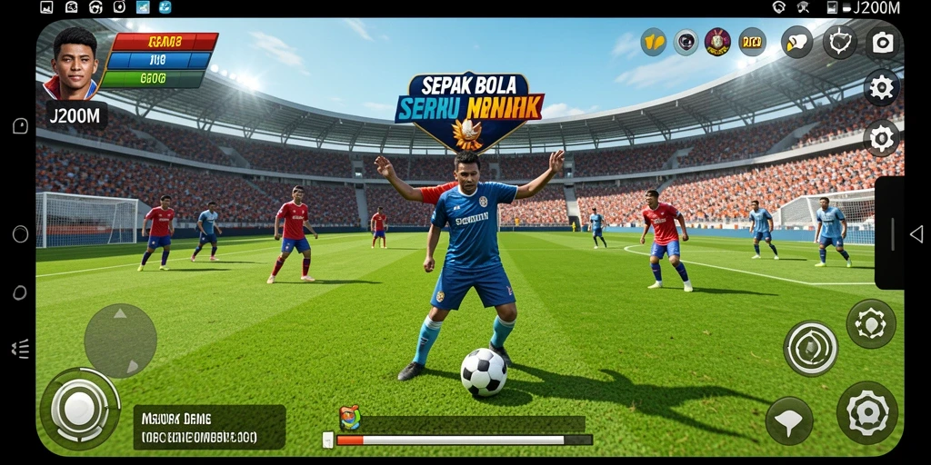 Tampilan gameplay J200M yang menarik dan seru.