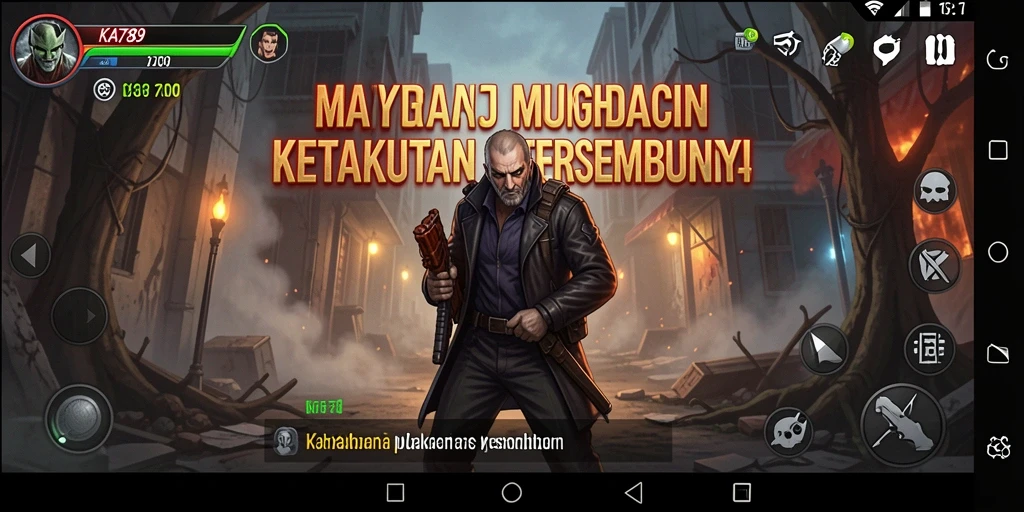 Tampilan gameplay menegangkan di dunia gelap KA789.