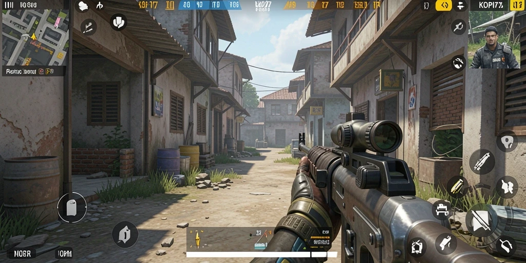 Tampilan gameplay seru KOPI77 dengan aksi tembak-menembak intens.