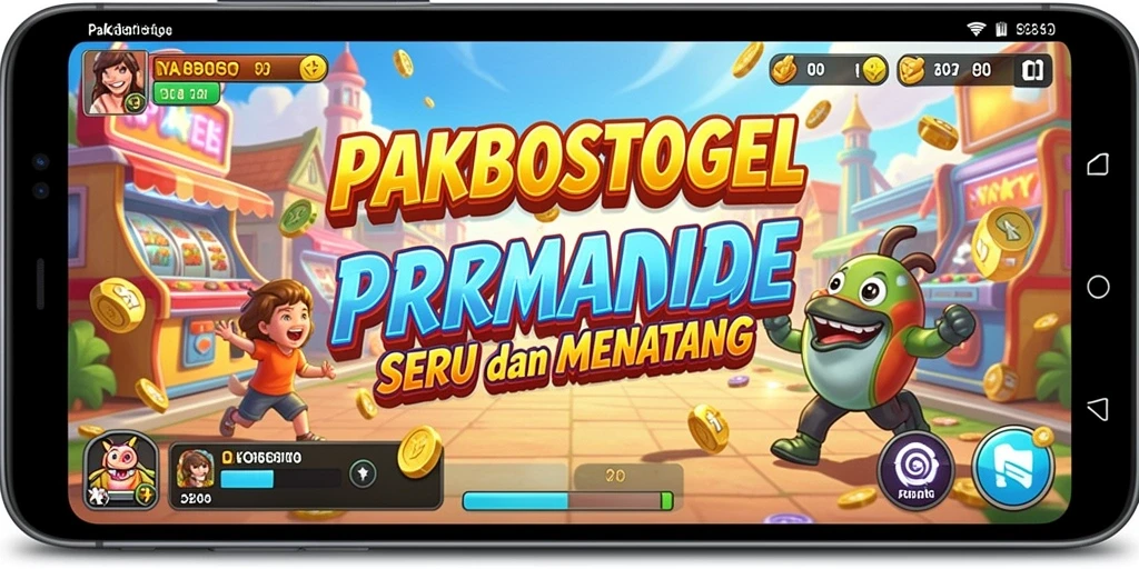 Screenshot gameplay PAKBOSTOGEL yang menunjukkan keseruan permainan Arcade.
