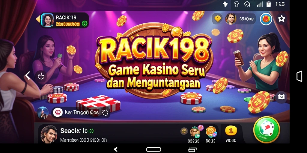 Screenshot gameplay <strong>RACIK198</strong> menampilkan suasana kasino yang mendebarkan.