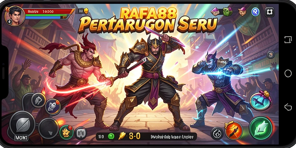 Tangkapan layar RAFA88 menampilkan aksi pertarungan yang mendebarkan.