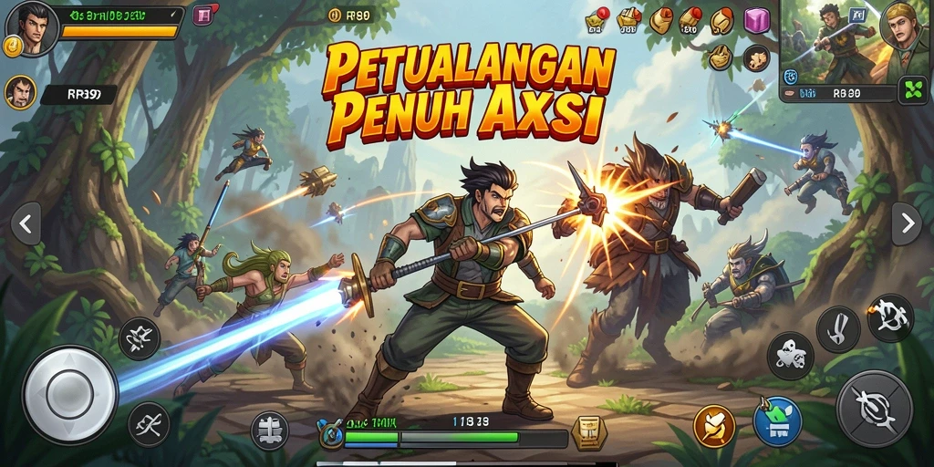 Tampilan gameplay RR89 yang menegangkan dan penuh aksi.