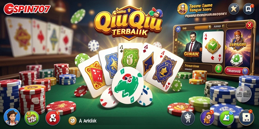 Tampilan gameplay QiuQiu yang seru dan menantang di SPIN707.