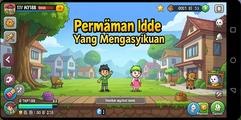 Tampilan gameplay menarik dari TKP188 saat Anda mengelola sumber daya.