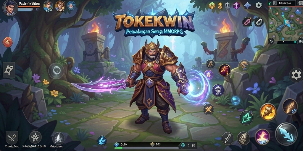 Tampilan gameplay seru dalam dunia petualangan MMORPG.